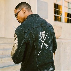 Unisex Black Jean Jacket